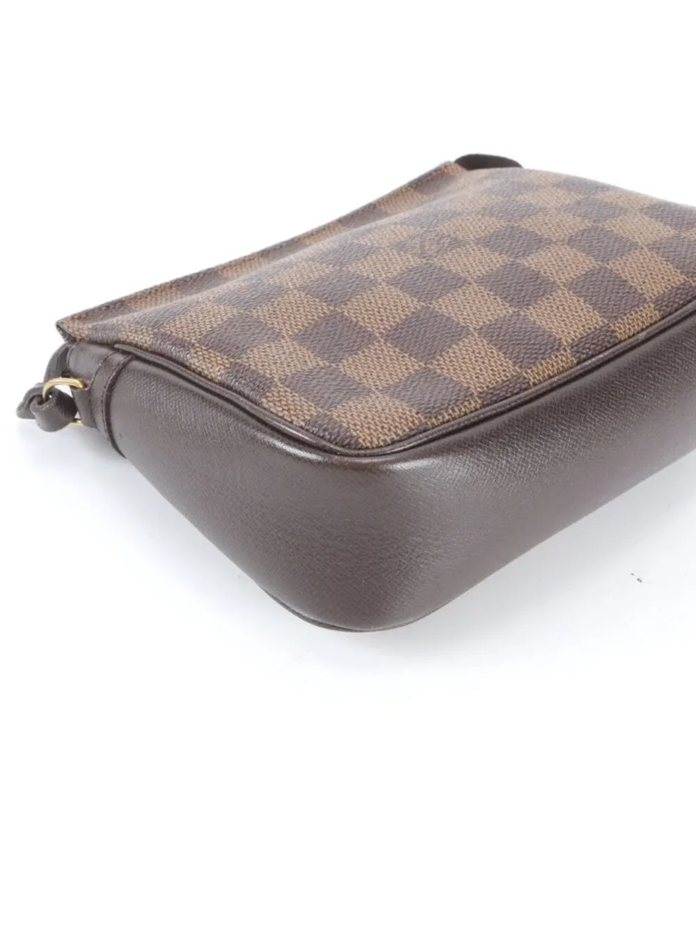 Louis Vuitton Damier Trousse Makeup Leather Handbag Tote Bag